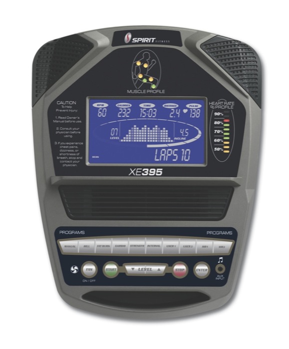 Spirit fitness xe395 elliptical deals